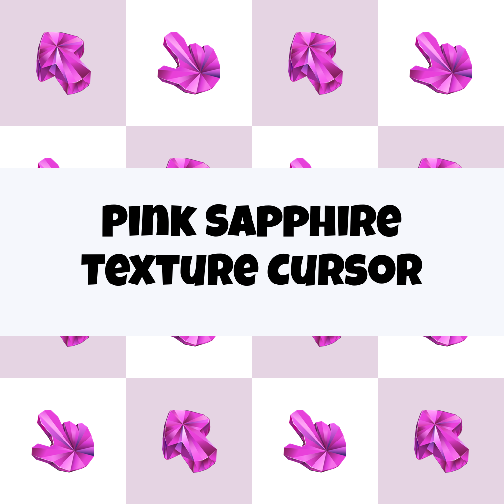 Pink Sapphire Texture Cursor